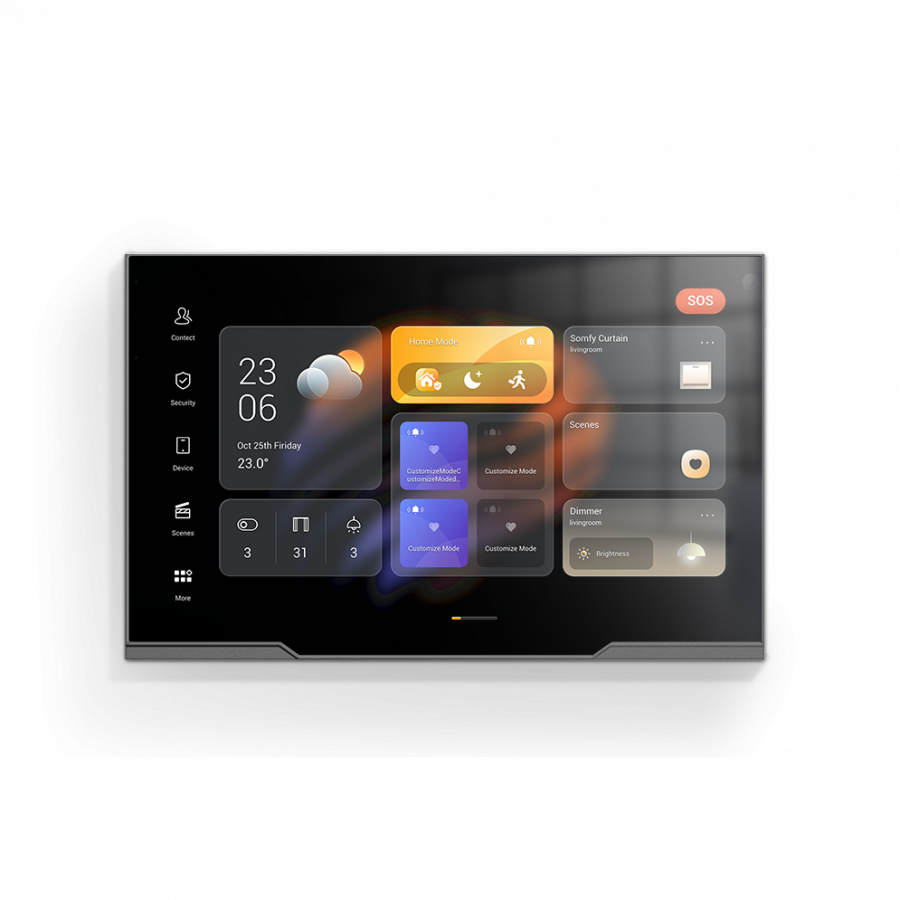 Akubela touch screen with metal frame  10.36 inch 
